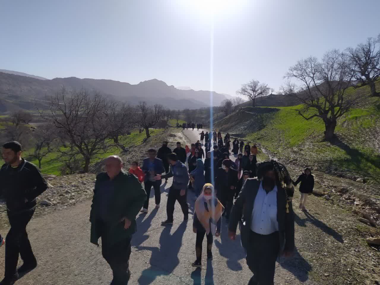 برگزاری همایش بزرگ پیادروی خانوادگی در جاورده