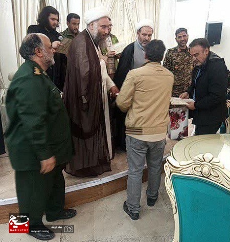 مراسم تجلیل از بسیجیان مدافع امنیت ناحیه مسلم بن عقیل (ع)