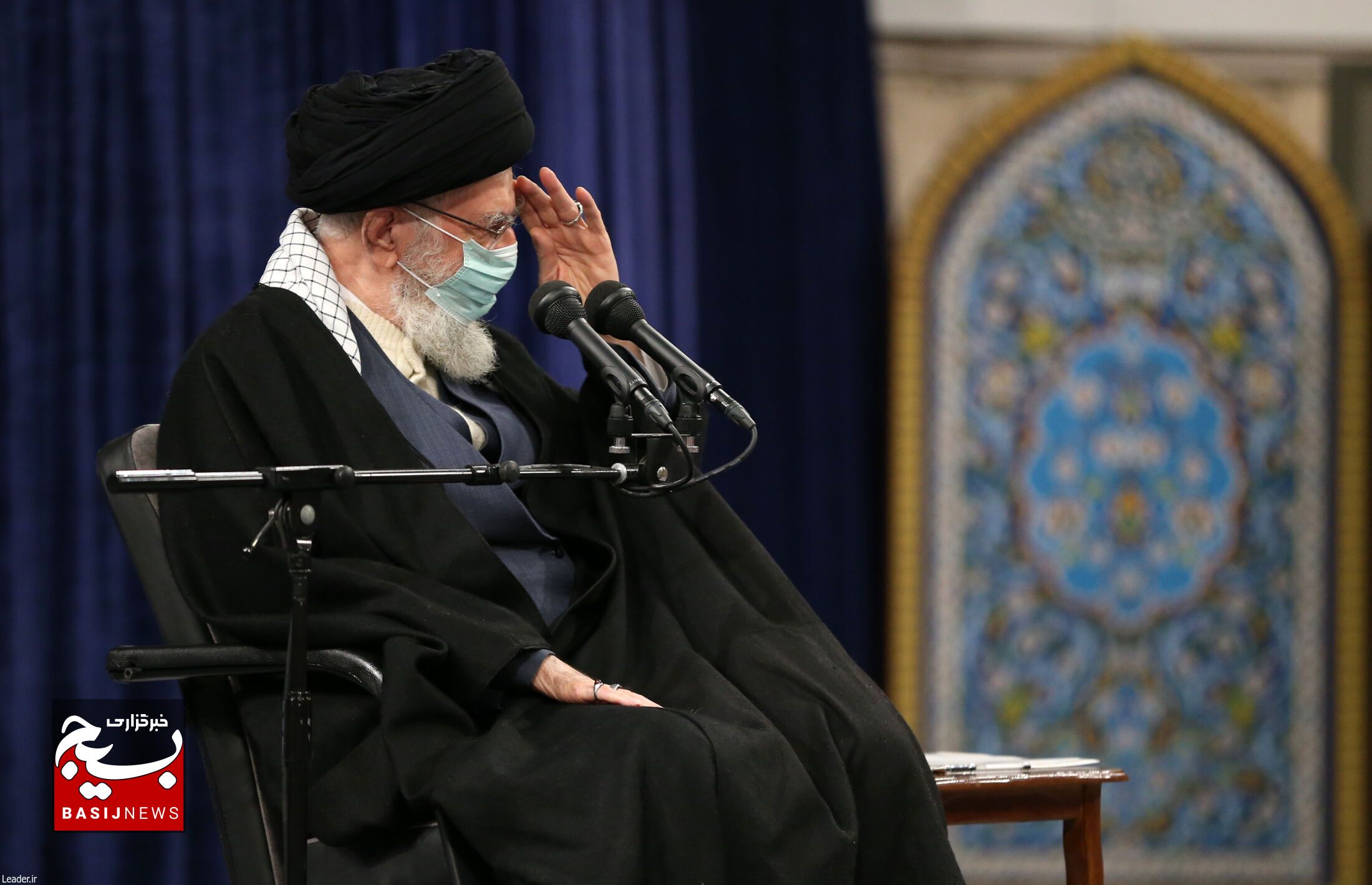 دیدار جمعی از فرماندهان نیروی هوایی و پدافند هوایی ارتش با امام خامنه‌‌ای(مدظله العالی)