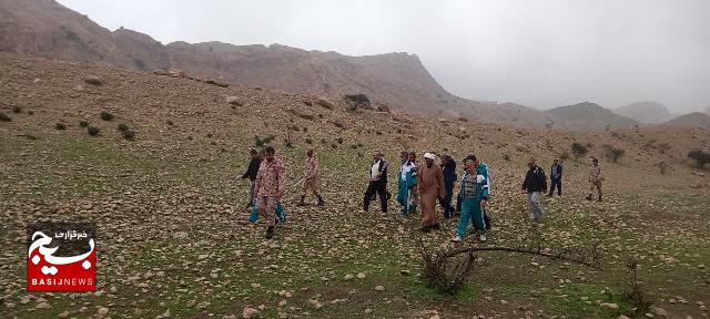 کوهپیمایی بسیجیان، سربازان و کارکنان سپاه ناحیه دشتستان