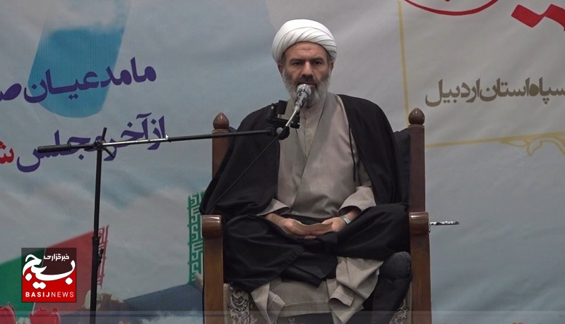مراسم چهلمین روز تشیع و تدفین شهید گمنام سپاه استان در حسینیه ثارالله برگزار شد
