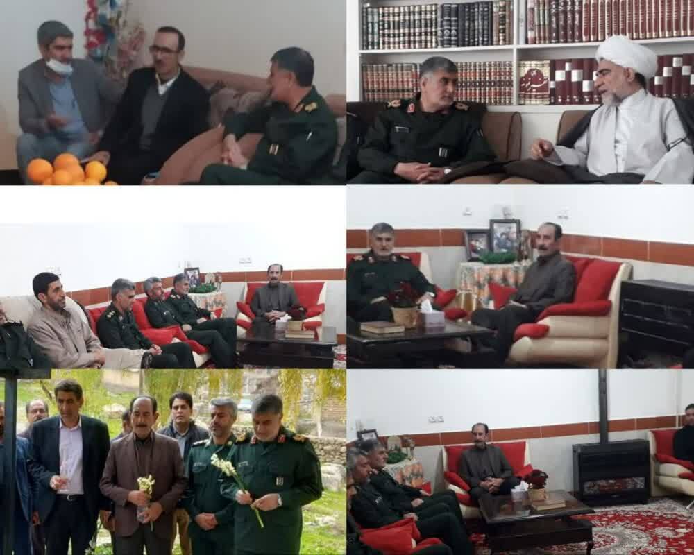 سفر فرمانده سپاه امیرالمومنین ع به روستای ارمو شهرستان دره شهر