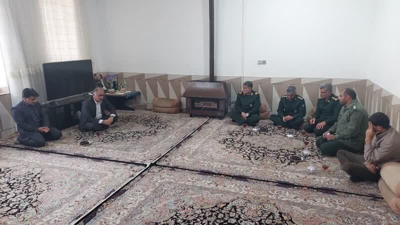 سفر فرمانده سپاه امیرالمومنین ع به روستای ارمو شهرستان دره شهر