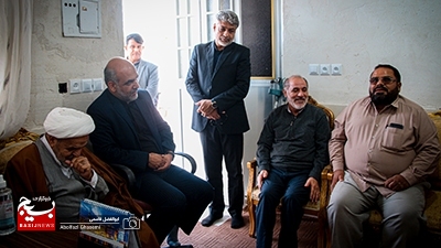 بازدید مسئول امور روحانیون ستاد بازسازی عتبات عالیات کشور و مدیر ستاد استان از ستاد بازسازی عتبات عالیات شهرستان دشتستان