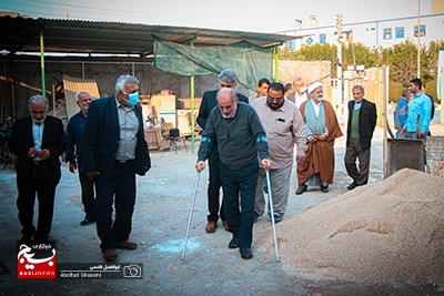بازدید مسئول امور روحانیون ستاد بازسازی عتبات عالیات کشور و مدیر ستاد استان از ستاد بازسازی عتبات عالیات شهرستان دشتستان