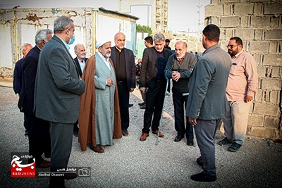 بازدید مسئول امور روحانیون ستاد بازسازی عتبات عالیات کشور و مدیر ستاد استان از ستاد بازسازی عتبات عالیات شهرستان دشتستان