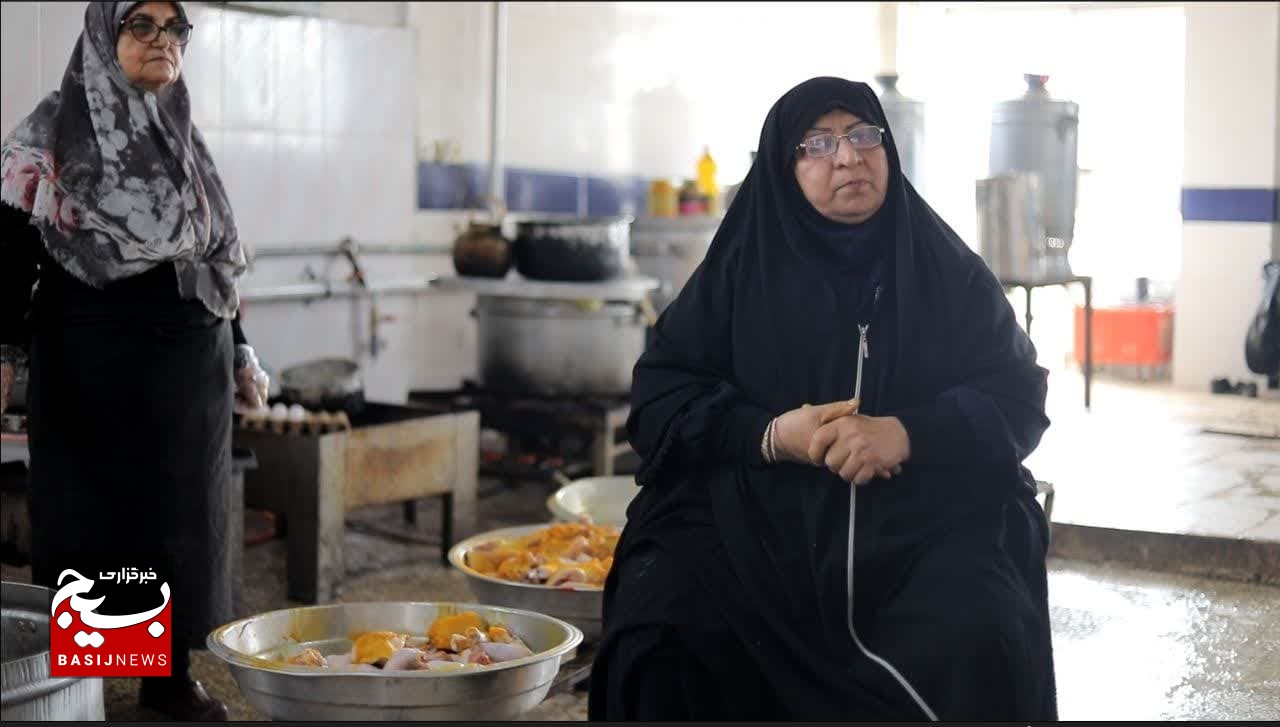 سرآشپز اردوگاه راهیان نور شهید جعفرزاده