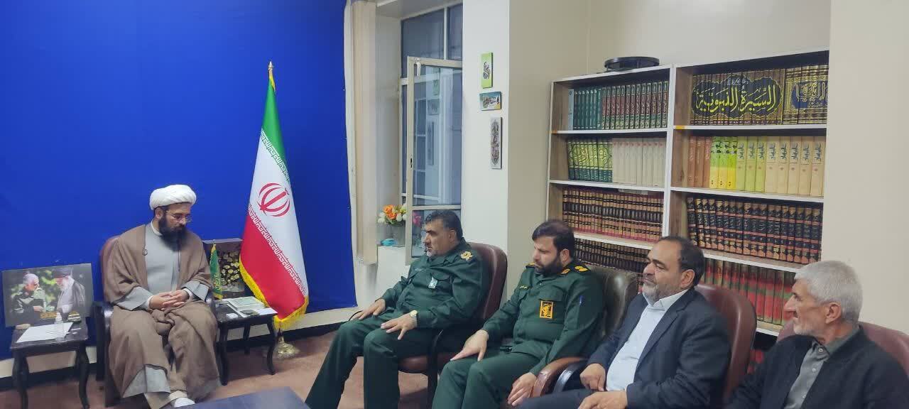 دیدار رییس ستاد بازسازی عتبات عالیات استان با امام جمعه شهرستان باشت