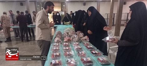 پویش نذر قربانی در ناحیه مقاومت بسیج شهید رجایی