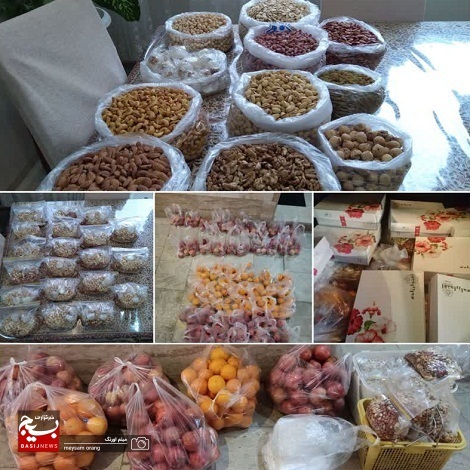 اهدای ۲۸۰ بسته معیشتی، میوه و گوشت ویژه خانواده های معظم شهدا و آبرومندان محله