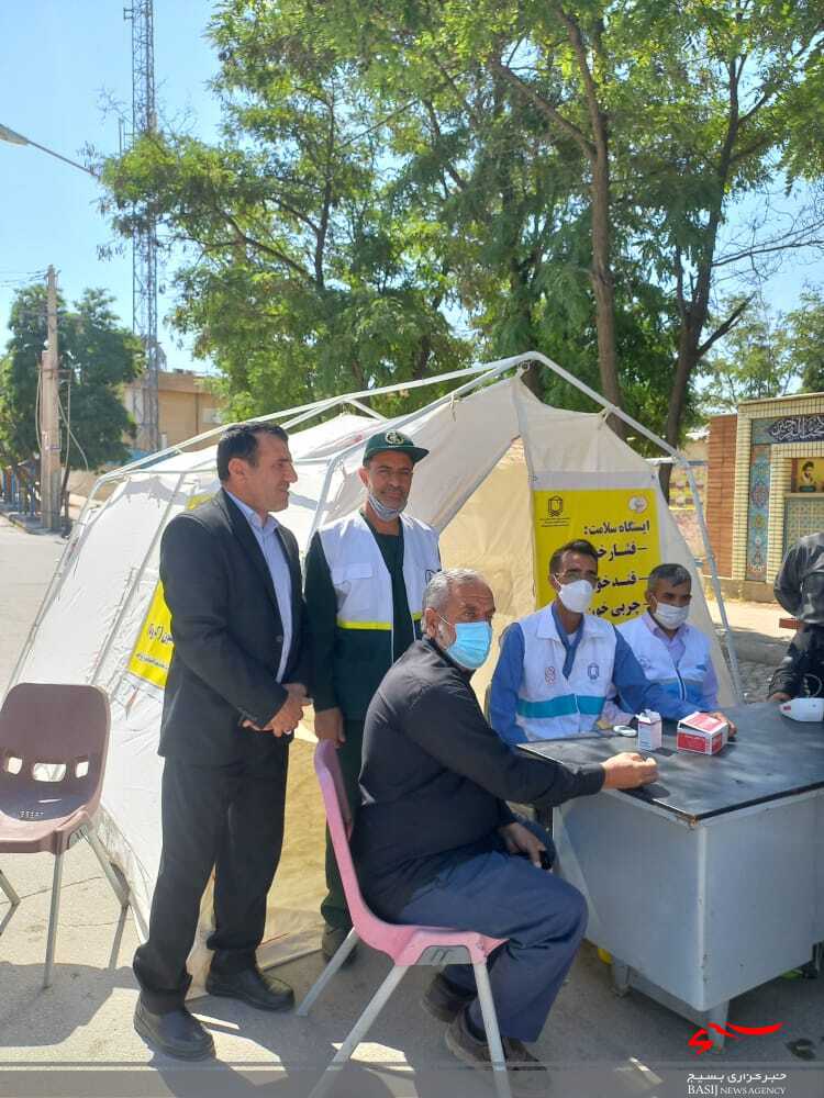 برگزاری میز خدمت پزشکی همزمان با سالروز ارتحال امام خمینی ره در یاسوج