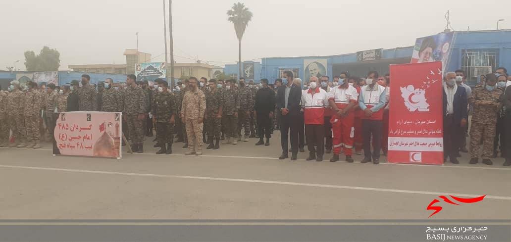 مراسم صبحگاه مشترک حماسه سوم خرداد در گچساران