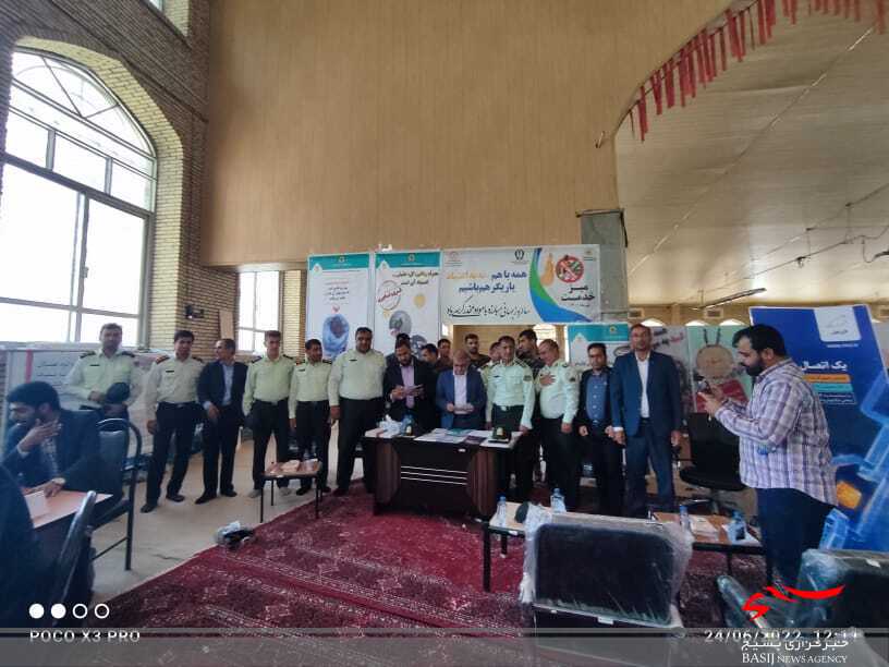 برگزاری میز خدمت مشاوره و مبارزه با موادمخدر در یاسوج
