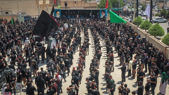 عزاداری دهه اول محرم در پایگاه نمونه کشوری امام حسین (ع) جهرم