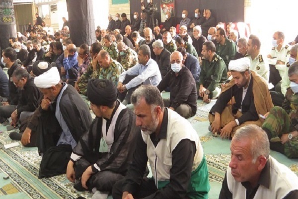 برگزاری عزاداری مشترک نیرو&zwnj;های مسلح شهرستان کازرون