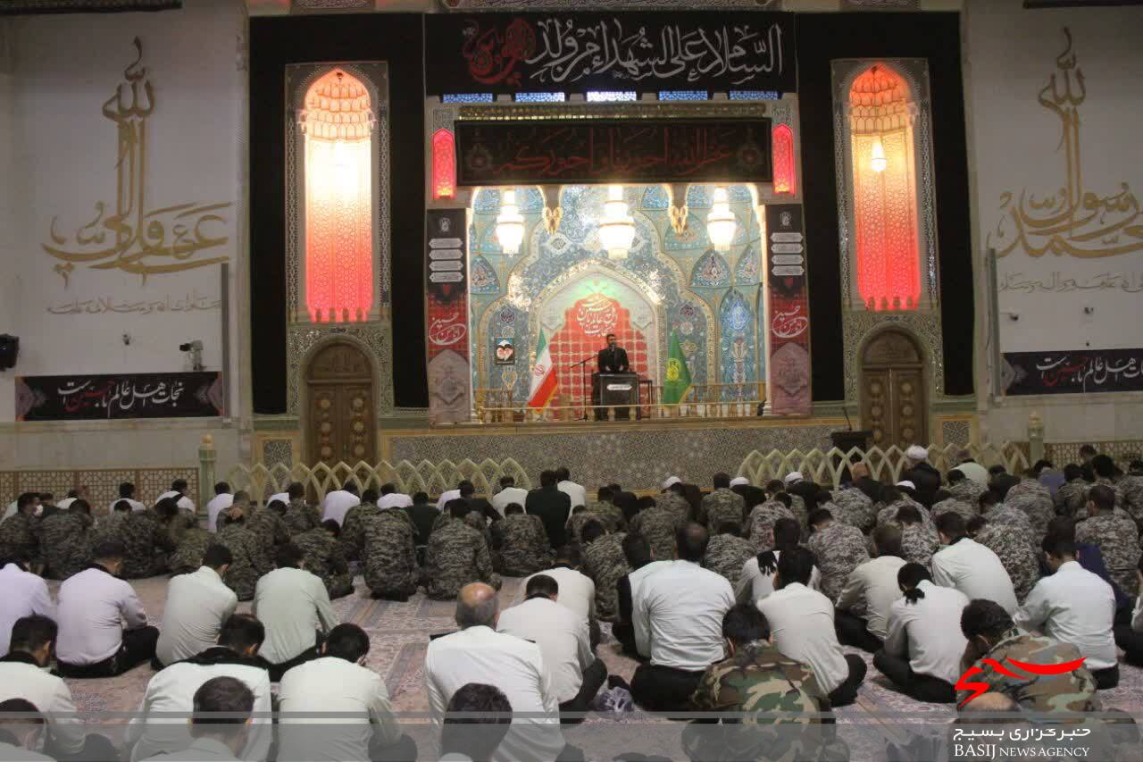 آیین سوگواری نیروهای مسلح استان قم برگزار شد