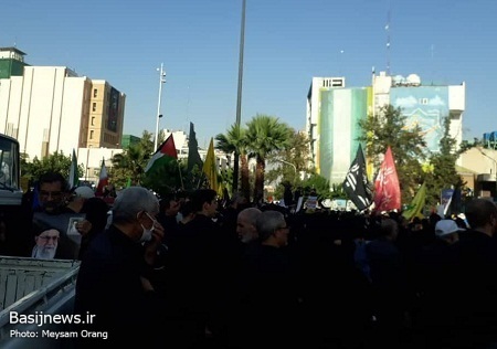 حضور در اجتماع بزرگ امت حزب الله در دفاع از مردم مظلوم فلسطین