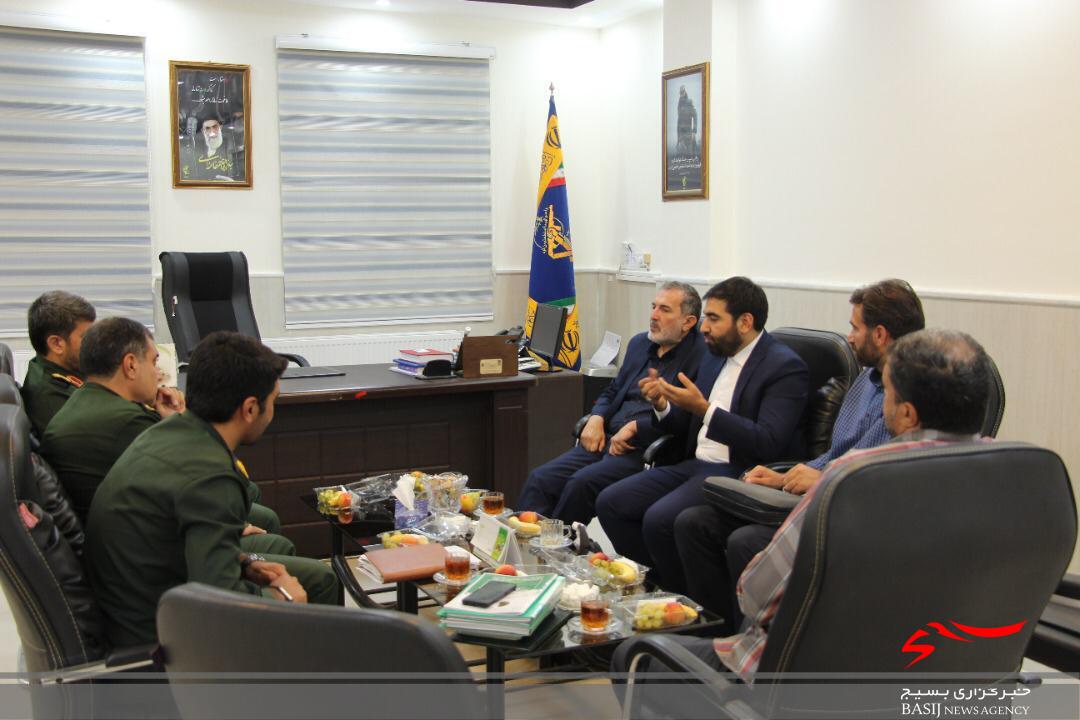 دیدار رئیس سازمان بسیج جامعه کشاورزی کشور با فرمانده سپاه فتح استان کهگیلویه و بویراحمد
