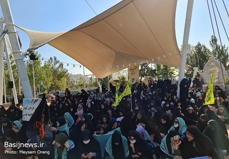 پیاده روی بزرگ گردان های کوثر حوزه های مقاومت بسیج قدس