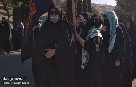پیاده روی بزرگ گردان های کوثر حوزه های مقاومت بسیج قدس