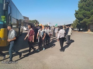 اعزام کاروان راهیان نور دانش آموزی شهرستان کوثر به مناطق عملیاتی شمالغرب کشور