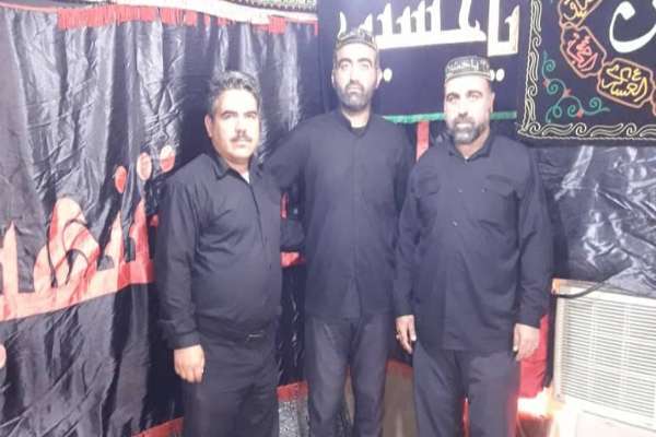 دیدار مسئول نمایندگی ولی فقیه تیپ عملیاتی امام صادق (ع) با خادمین موکب امام حسین (ع) روستای حصار