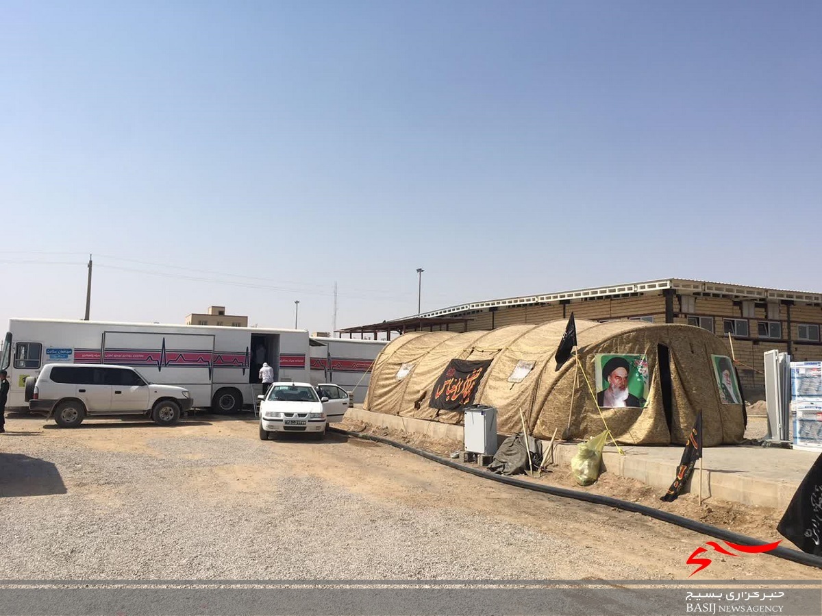 ارائه خدمت به 800 زلئر اربعین در بیمارستان سیار شهید محلاتی تبریز