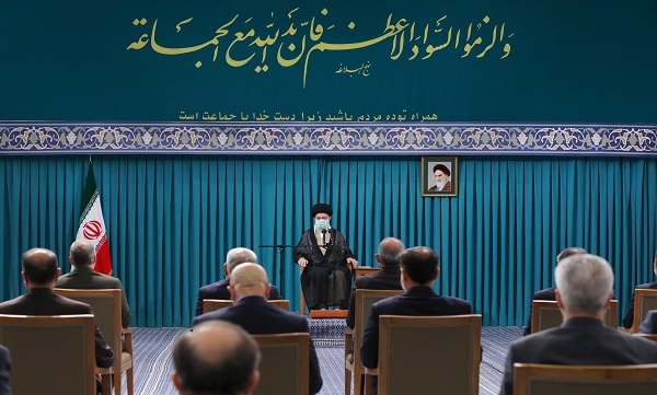 رئیس&zwnj;جمهور و اعضای هیأت دولت با رهبر معظم انقلاب اسلامی دیدار کردند