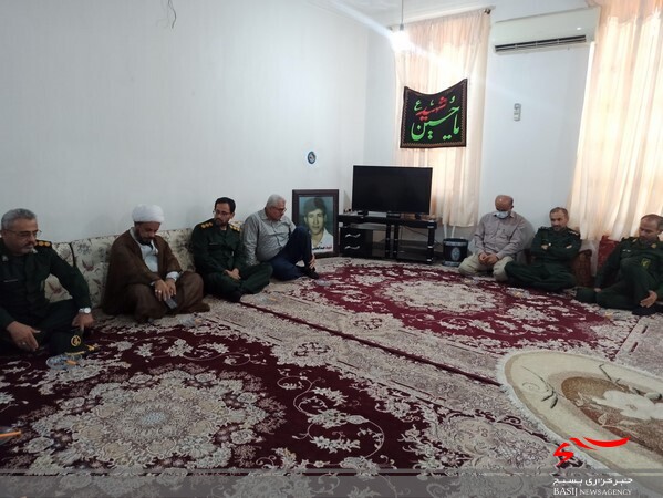دیدار با خانواده شهید عبدالحسین محمدی در دلوار