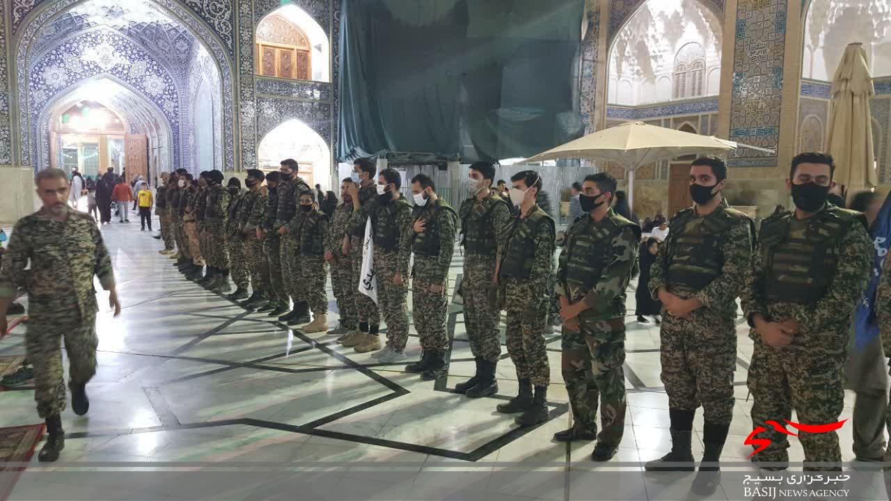 «عهد سربازی» بسیجیان گردان‌های امام علی(ع) قم با امام زمان(عج)