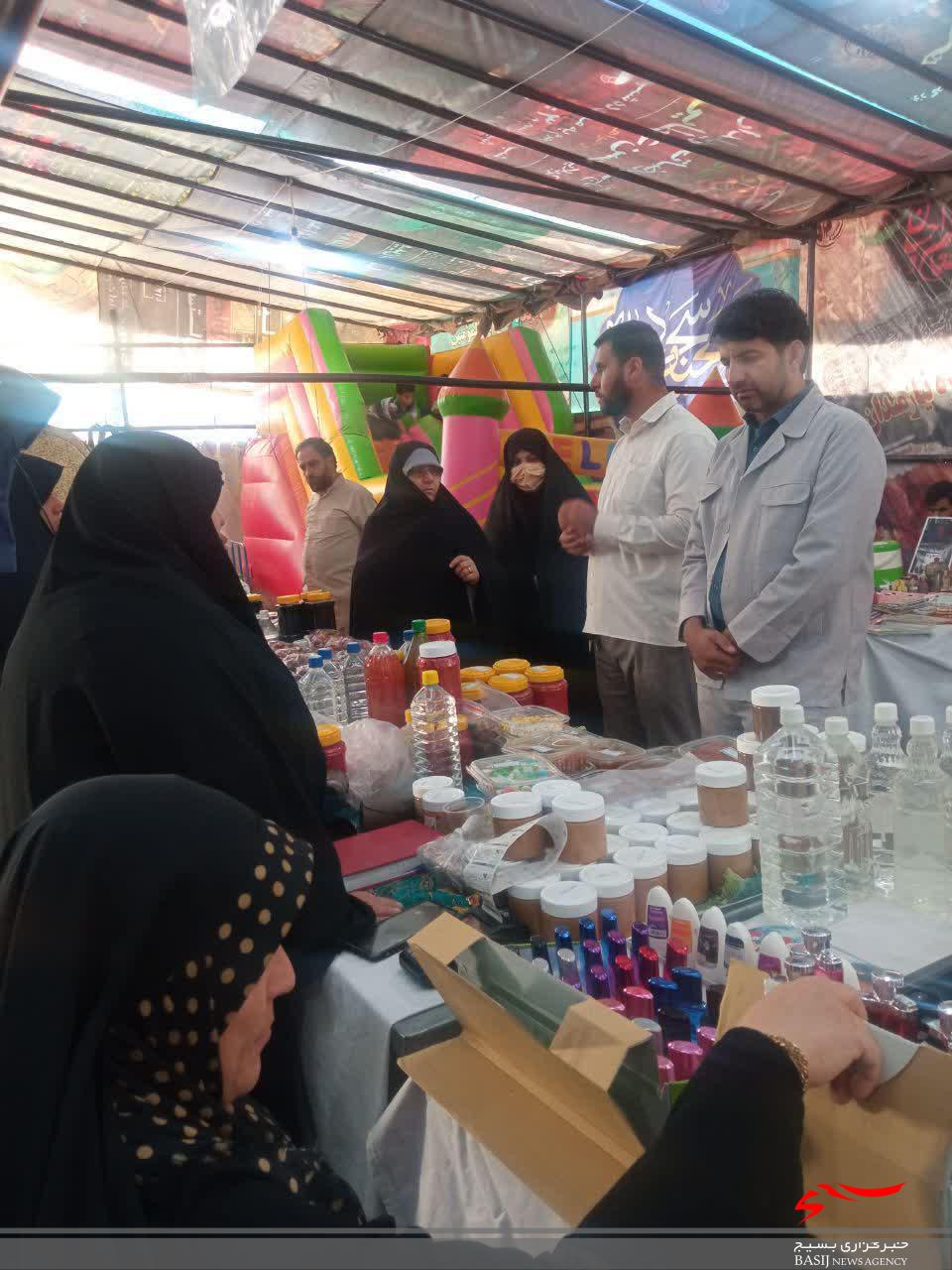 برپایی نمایشگاه اقتصاد مقاومتی در محلات پردیسان قم