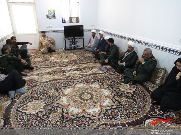 دیدار با خانواده شهیدان رستمی در دلوار