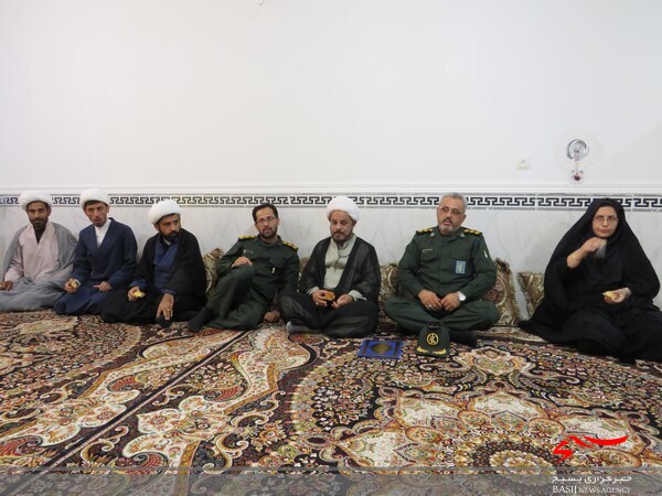 دیدار با خانواده شهیدان رستمی در دلوار