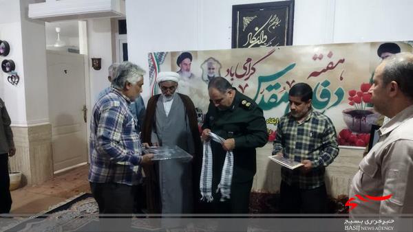 تجلیل از رزمنده دفاع مقدس عبدالله محمدی
