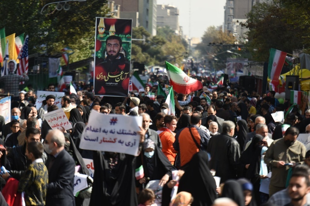 مراسم راهپیمایی ۱۳ آبان، روز ملی مبارزه با استکبار جهانی/گزارش تصویری