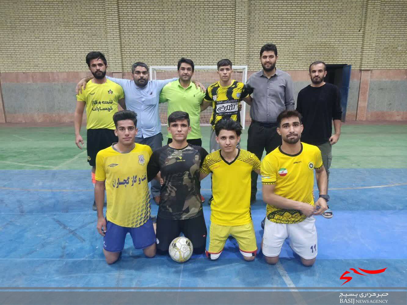 برگزاری مسابقات فوتسال و آمادگی جسمانی ناحیه مقاومت بسیج در بهمئی