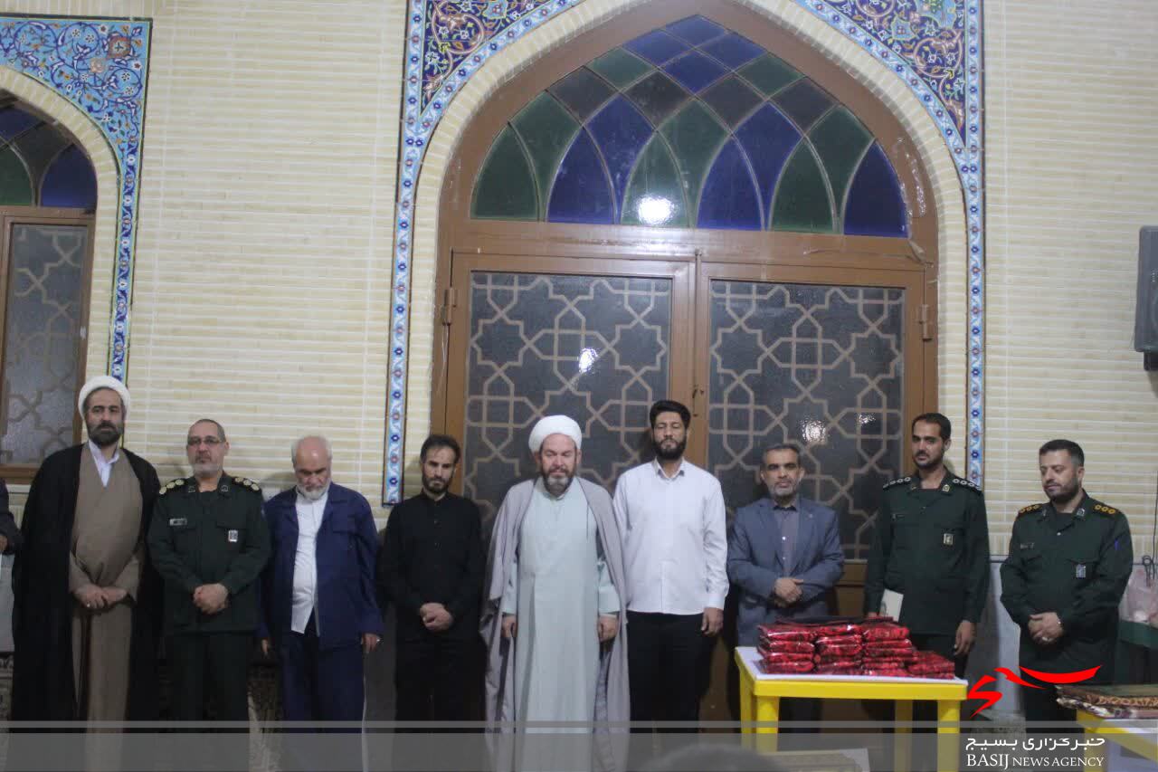 برگزاری آئین تکریم و معارفه فرمانده حوزه ۱۵ در آستان امامزاده سید معصوم (ع) 