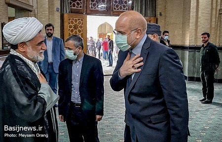 قالیباف در مراسم چهلمین روز شهادت شهید مدافع امنیت «پوریا احمدی»