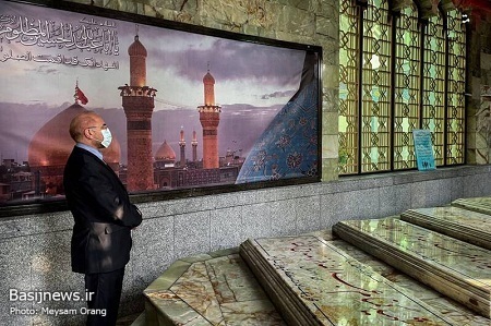 قالیباف در مراسم چهلمین روز شهادت شهید مدافع امنیت «پوریا احمدی»