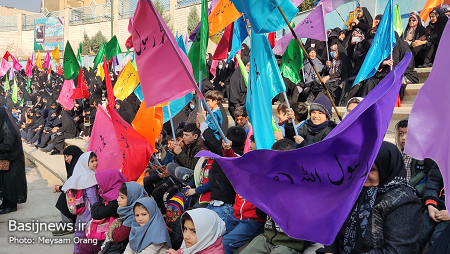 اجتماع ۱۲ هزار نفری جهادگران بسیجی تهران در محله هرندی برگزار شد