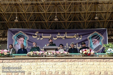 اجتماع ۱۲ هزار نفری جهادگران بسیجی تهران در محله هرندی برگزار شد
