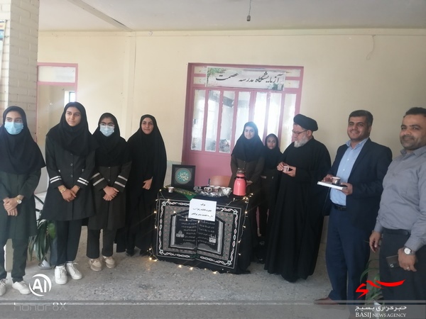 مراسم ایام فاطمیه در مدارس شهر دلوار برگزار شد