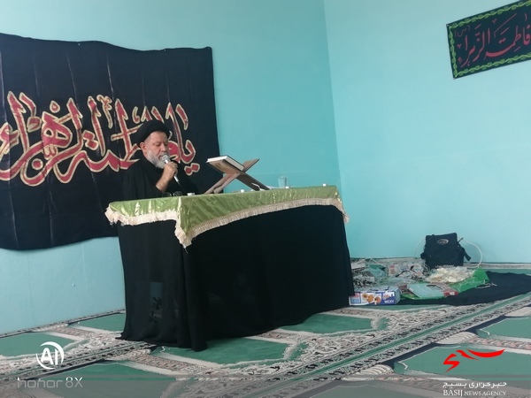 مراسم ایام فاطمیه در مدارس شهر دلوار برگزار شد