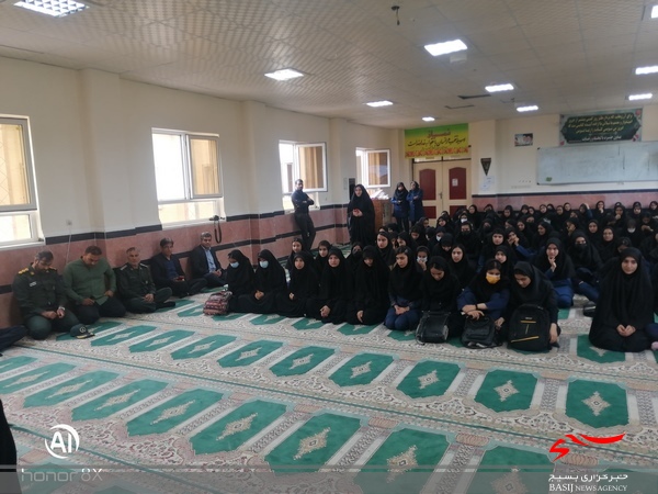 مراسم ایام فاطمیه در مدارس شهر دلوار برگزار شد