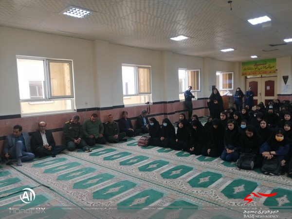 مراسم ایام فاطمیه در مدارس شهر دلوار برگزار شد
