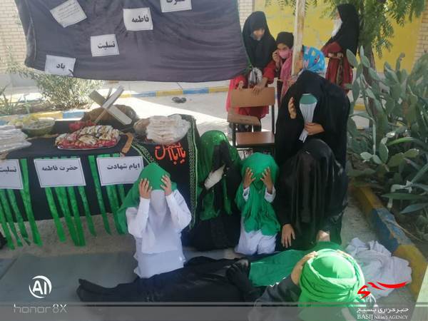 گزارش تصویری از برنامه های اجرایی ایام فاطمیه در مدارس دلوار