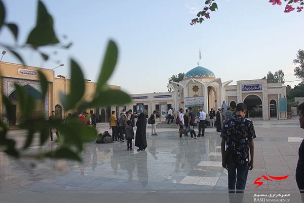 مراسم بدرقه دومین کاروان راهیان نور دانش آموزی شهرستان بوشهر