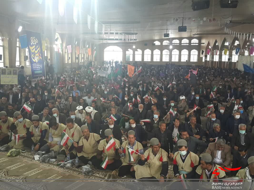 اجتماع باشکوه بسیجیان کهگیلویه و بویراحمد در یاسوج