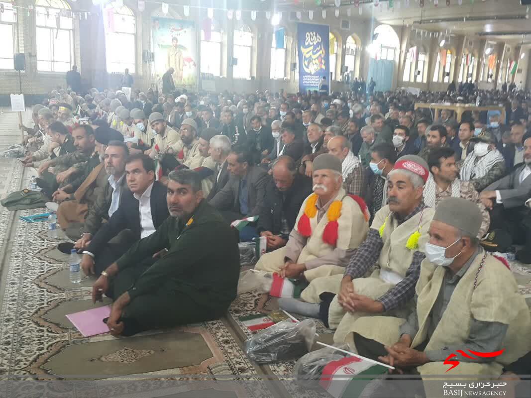 اجتماع باشکوه بسیجیان کهگیلویه و بویراحمد در یاسوج
