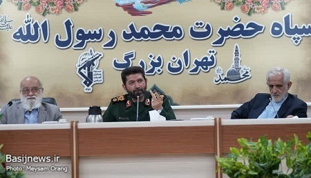 دیدار رئیس و اعضای شورای شهر تهران با سردار فرمانده سپاه تهران بزرگ